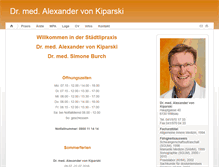 Tablet Screenshot of kiparski.ch